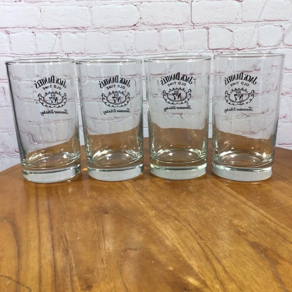 Vintage Jack Daniel’s Embossed Old Time Old  No. 7 Tennessee Whiskey Glasses - Picture 4 of 7